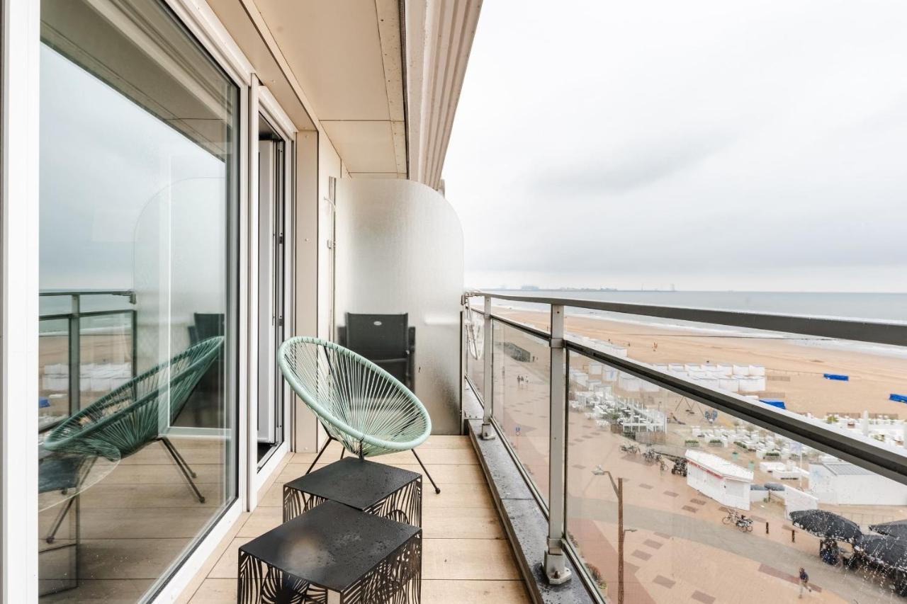 Luxueuze Suite Met Frontaal Zeezicht Knokke-Heist Exteriér fotografie