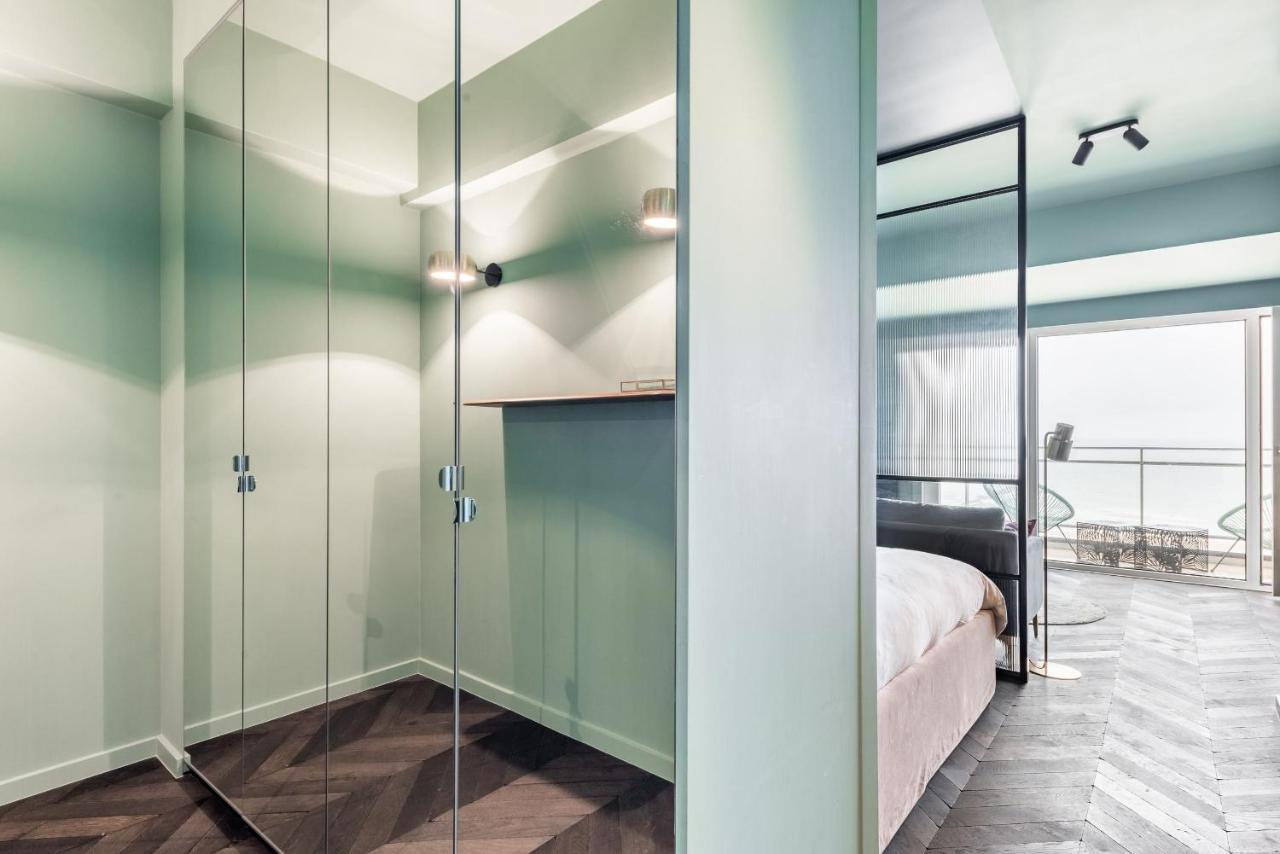 Luxueuze Suite Met Frontaal Zeezicht Knokke-Heist Exteriér fotografie