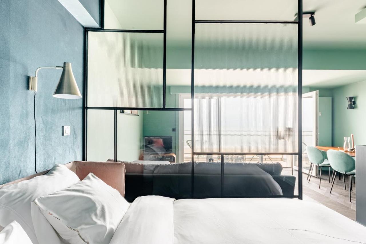 Luxueuze Suite Met Frontaal Zeezicht Knokke-Heist Exteriér fotografie