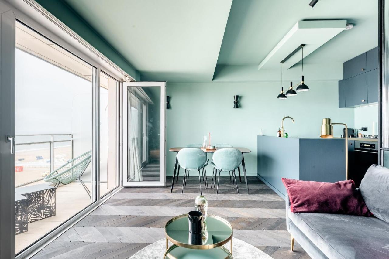 Luxueuze Suite Met Frontaal Zeezicht Knokke-Heist Exteriér fotografie