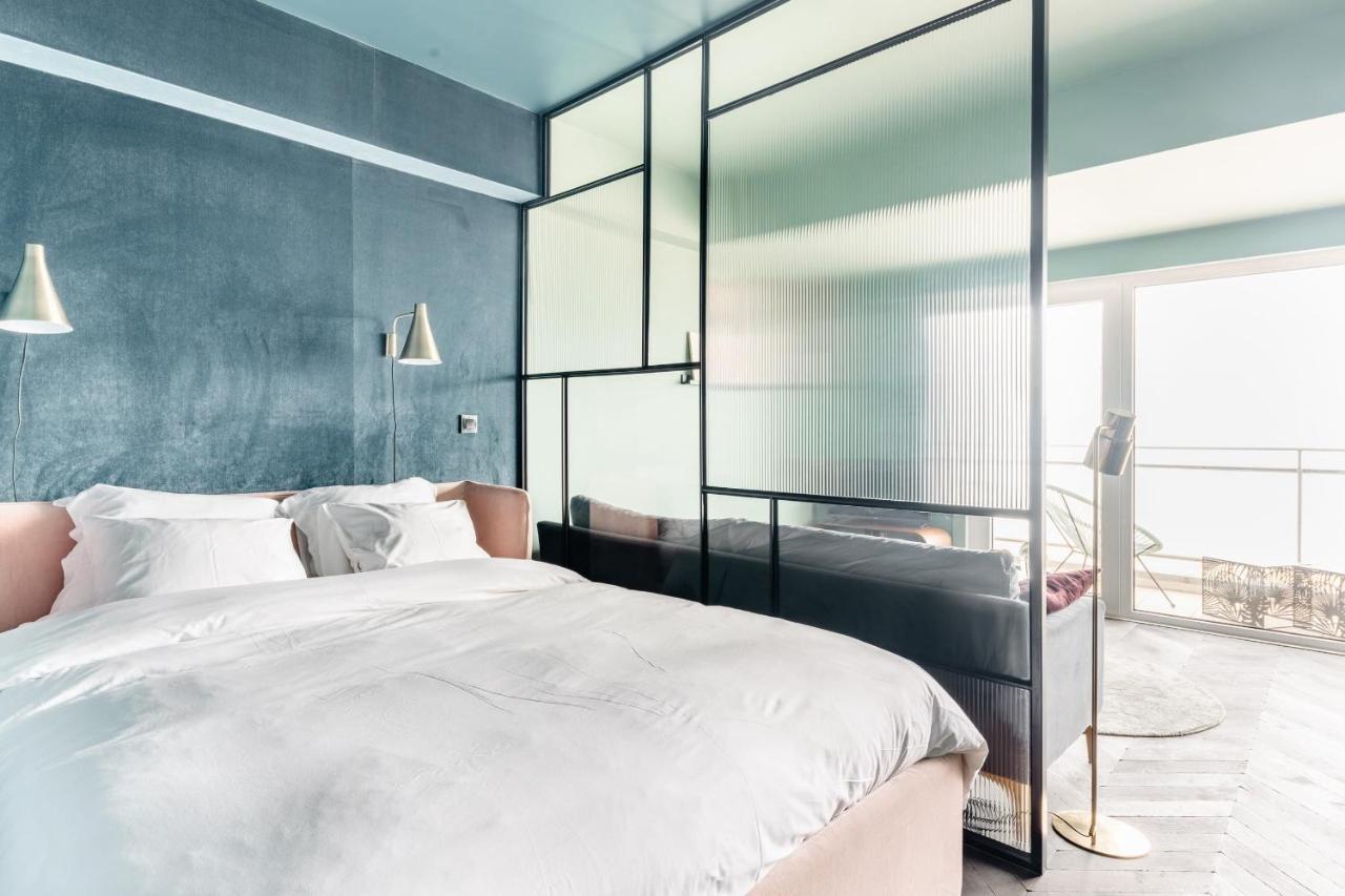 Luxueuze Suite Met Frontaal Zeezicht Knokke-Heist Exteriér fotografie