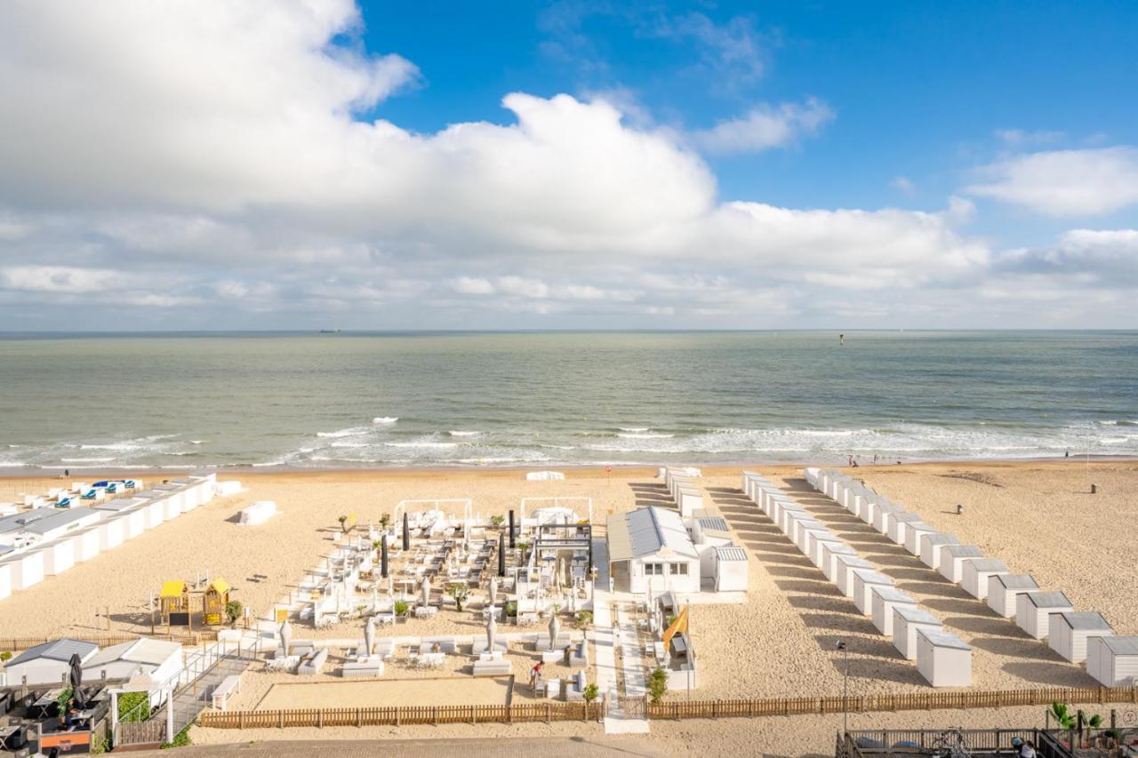 Luxueuze Suite Met Frontaal Zeezicht Knokke-Heist Exteriér fotografie